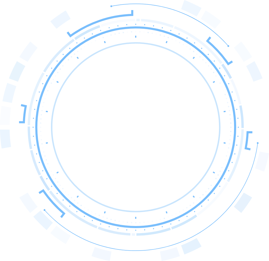 Decorative tech circle